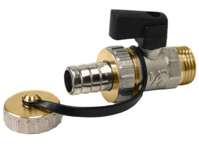 Vypouštěcí a napouštěcí kulový kohout DN15 - 1/2" PN16 